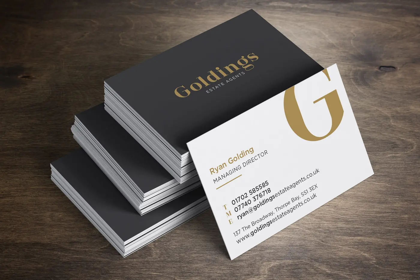 Business card design and print