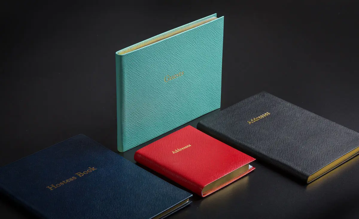 A collection of Charfleet notebooks, taken in our photography studio