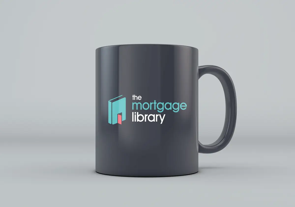 Mug design for Mortgage Library