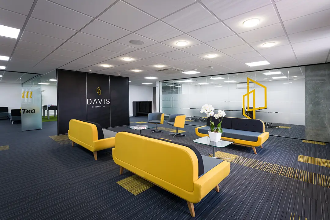 An image of the Davis Construction waiting area