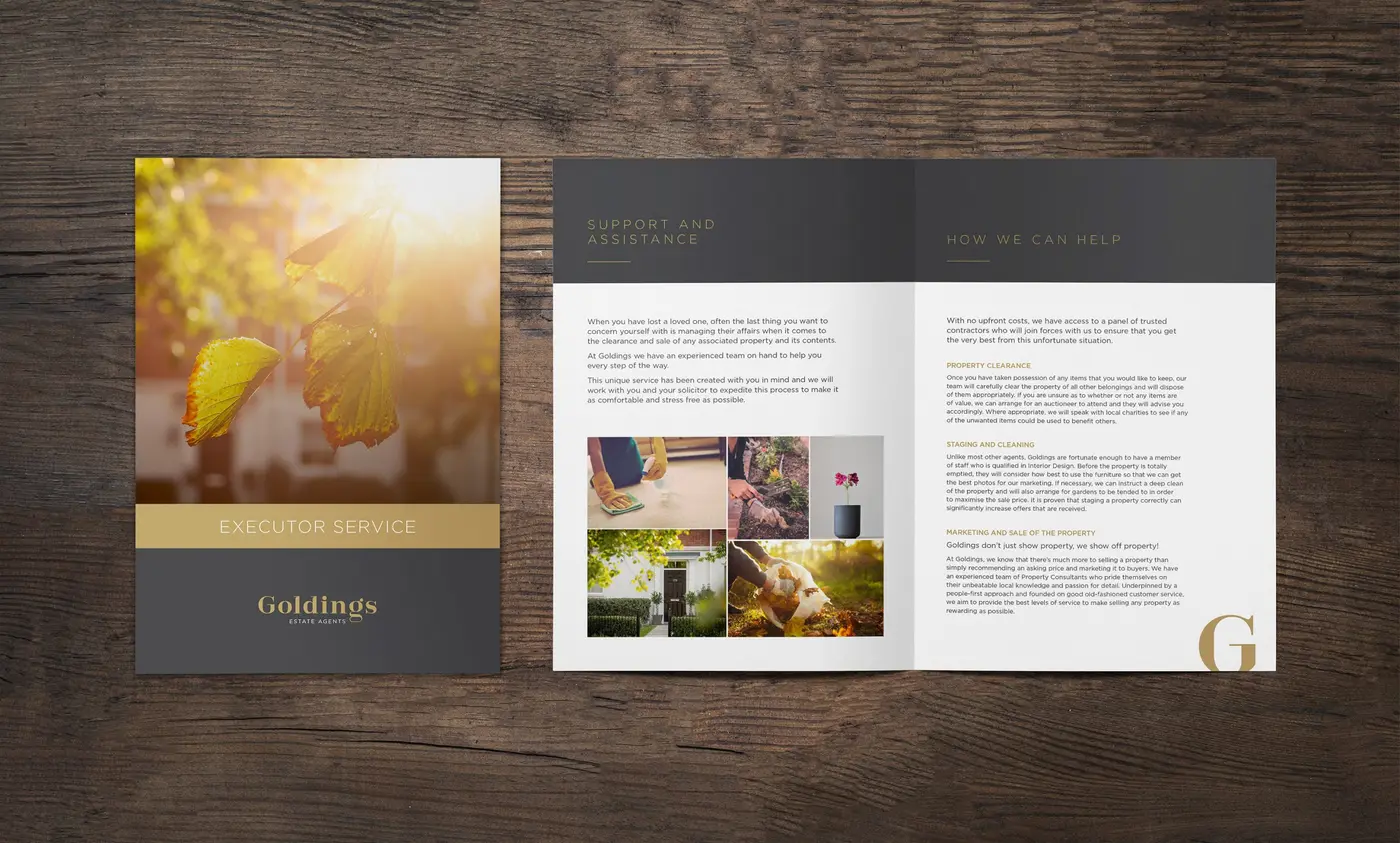 Estate agent Brochure design