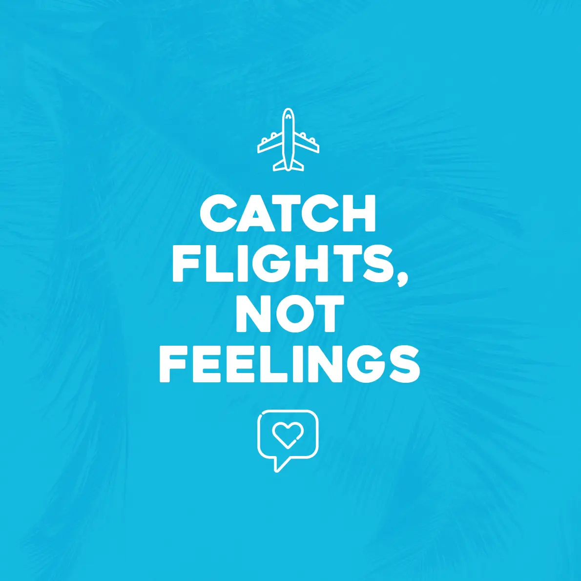 The 'Catch Lights, Not Feelings' graphic from the Guilt Trip flyer